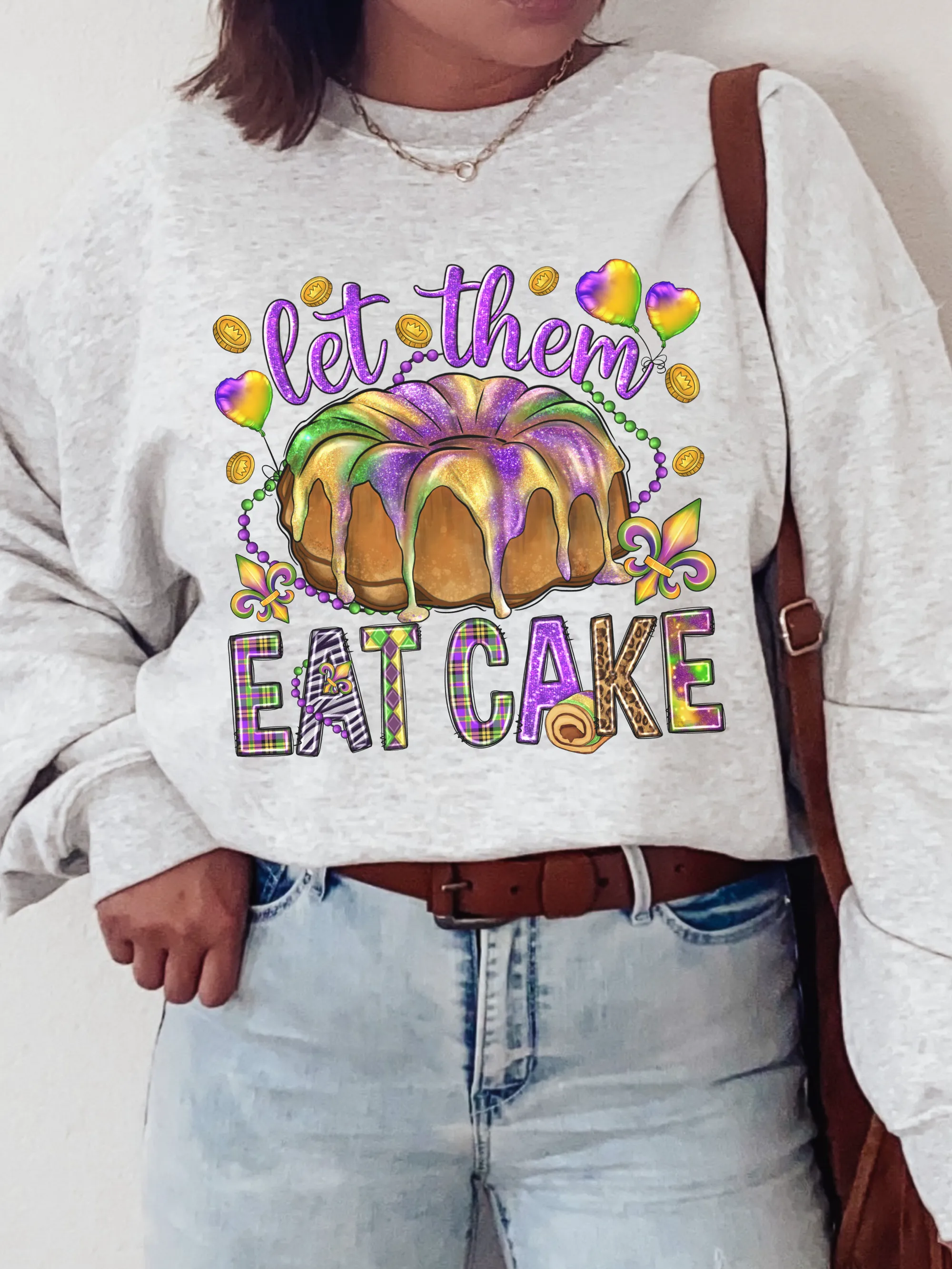 Let Them Eat Cake ~ Unisex T-shirts, Sweatshirts, Raglans and Tank Tops Relaxed Fit Printed In The USA