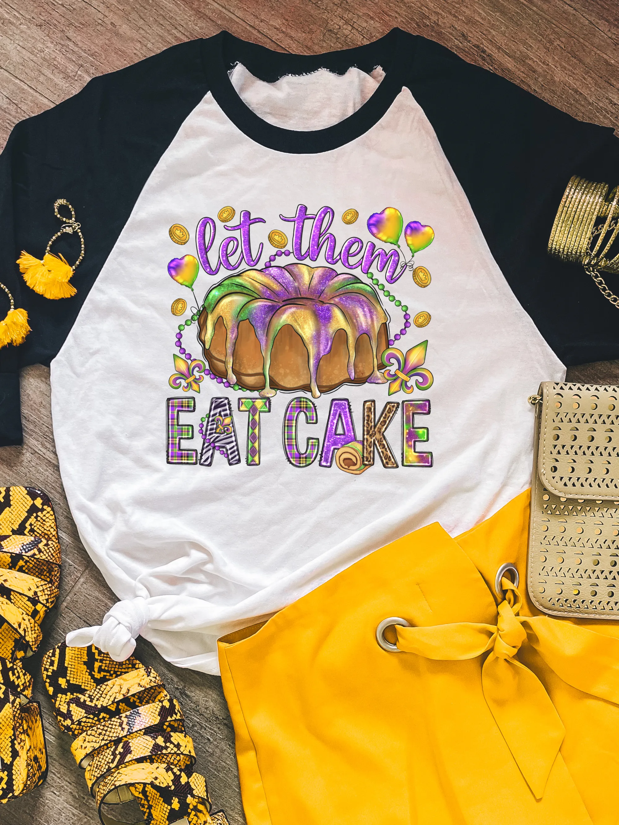 Let Them Eat Cake ~ Unisex T-shirts, Sweatshirts, Raglans and Tank Tops Relaxed Fit Printed In The USA