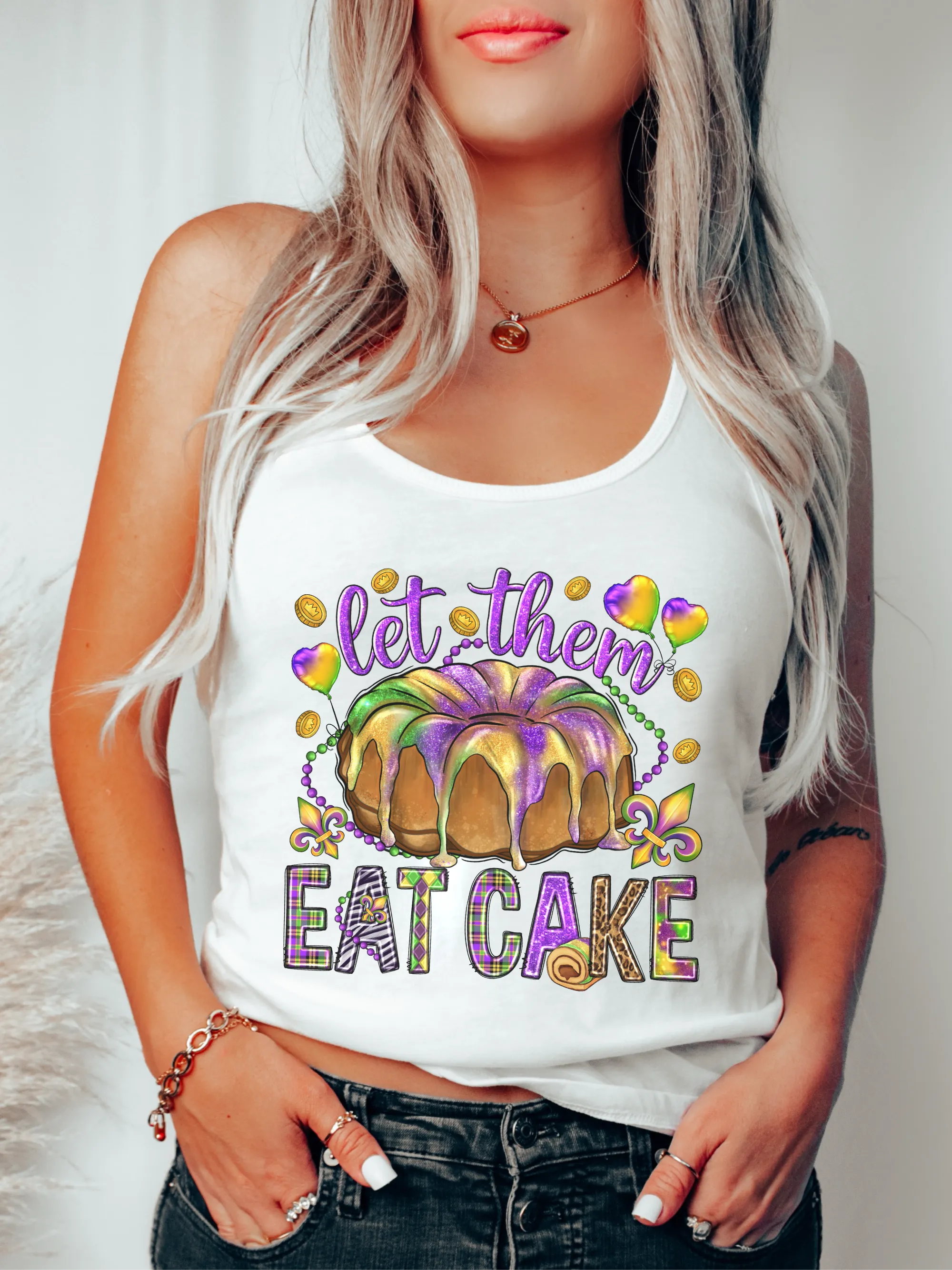 Let Them Eat Cake ~ Unisex T-shirts, Sweatshirts, Raglans and Tank Tops Relaxed Fit Printed In The USA