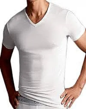 Men's Calvin Klein | Three V-neck Classic Fit T-Shirts | White