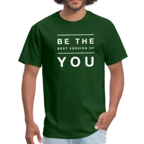 Mens T-Shirts, Be The Best Version of You Graphic Style Shirt