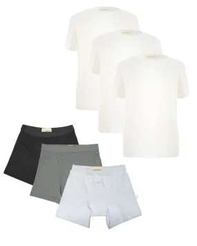 Mixed Boxer Shorts and White T-shirts Special Bundle - £150 (15% off)