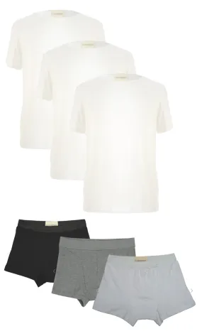 Mixed Trunks and White T-shirts Special Bundle - £145 (15% off)