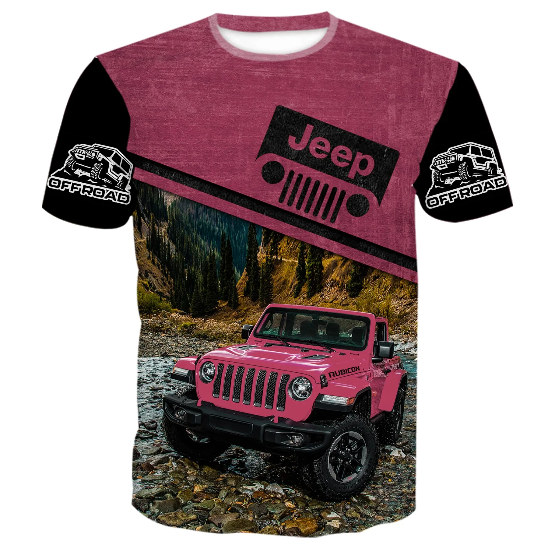 Off Road Jeep - Kid's T-Shirts (Multiple Colors)