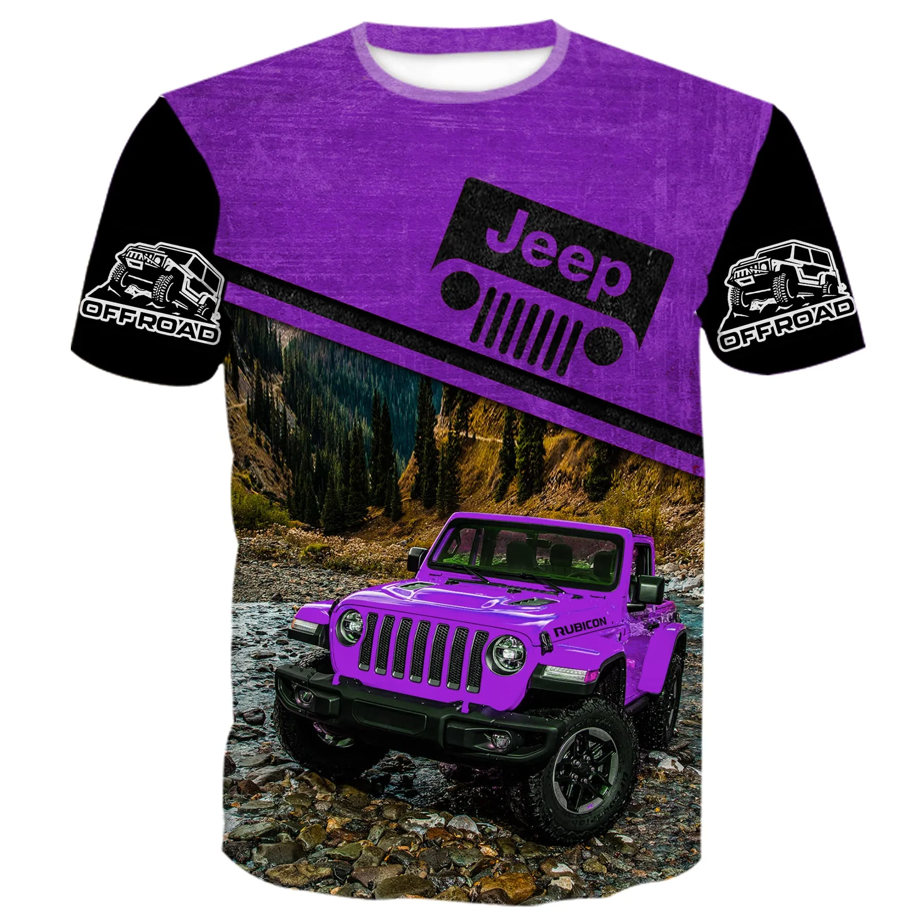 Off Road Jeep - Kid's T-Shirts (Multiple Colors)