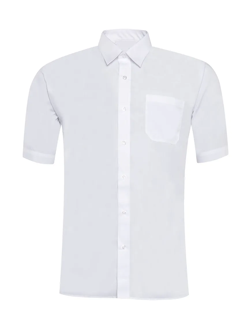 Pack of 2 Boys White Short Sleeve Shirts