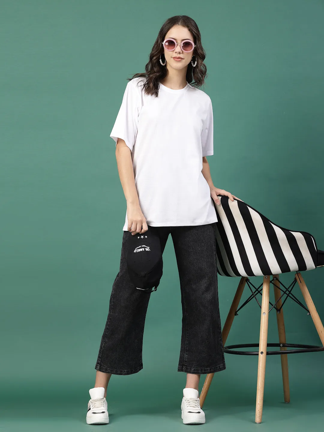 Print Perfection Oversized Jersey T-shirts