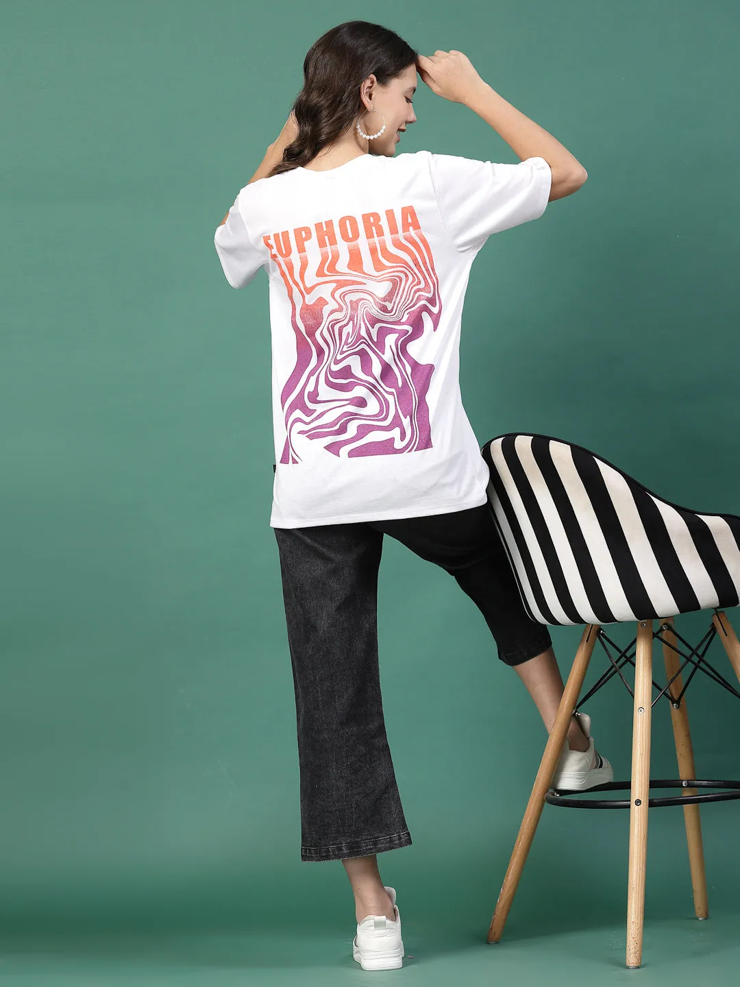 Print Perfection Oversized Jersey T-shirts