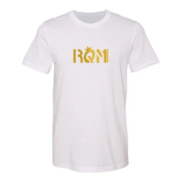 RQM Golden Signature Tee - White