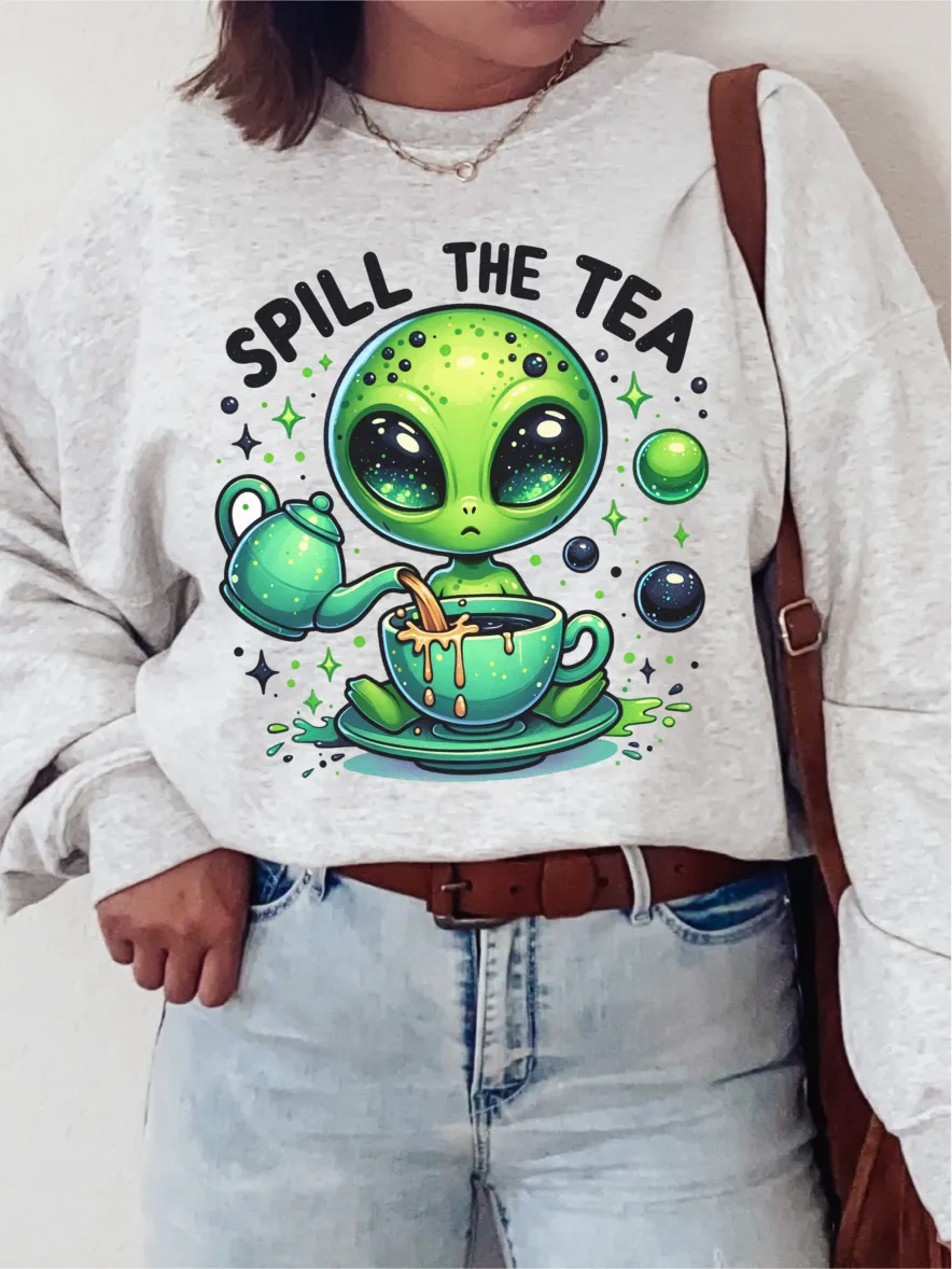 Spill The Tea ~ Unisex T-shirts, Sweatshirts, Raglans and Tank Tops Relaxed Fit Printed In The USA