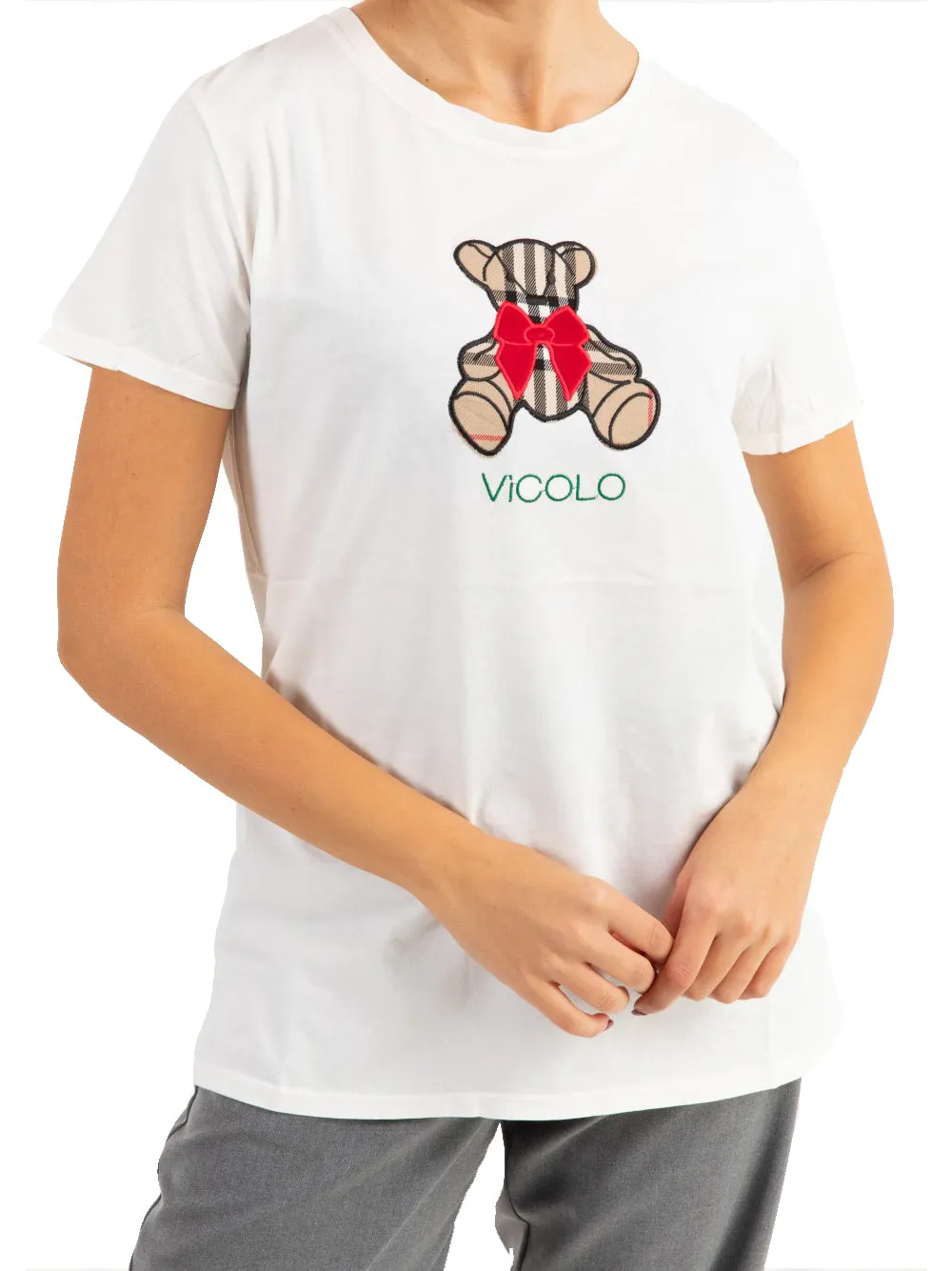 T-Shirt Orso - Bianco