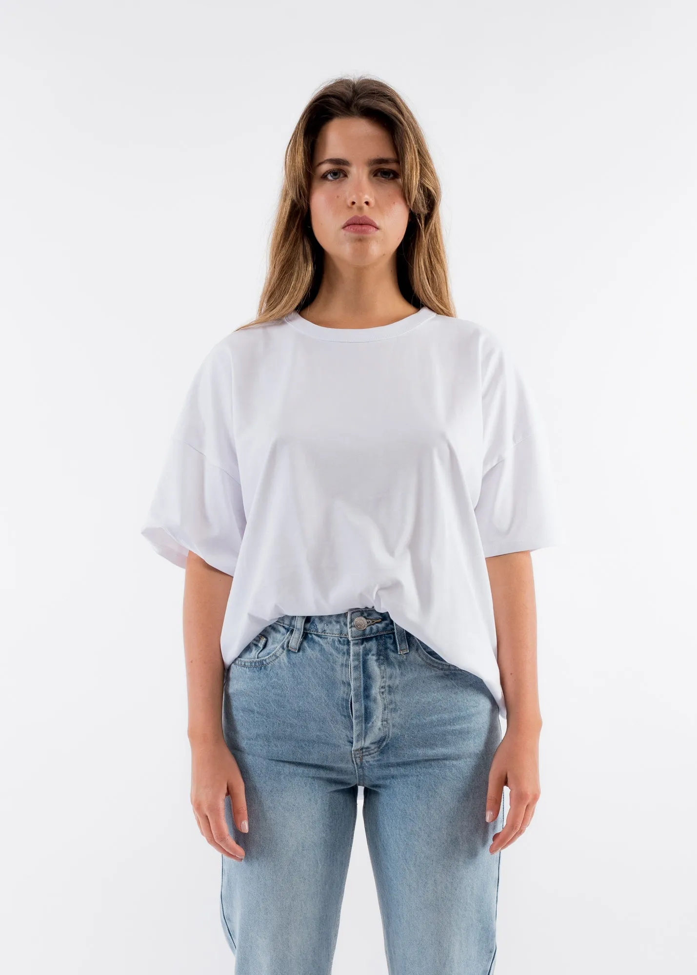 T-shirt oversize asimmetrica