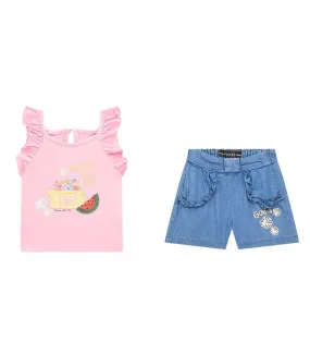 T-shirt shorts Bambina