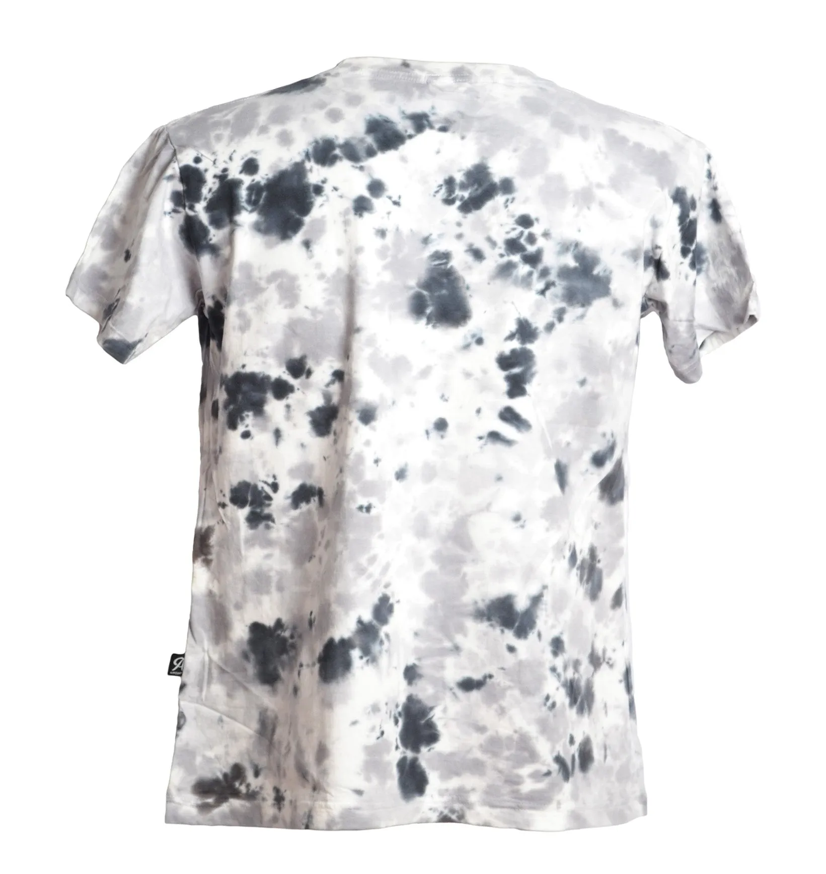 T-shirt tie dye effet taches blanc - gris