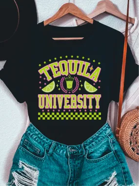 Tequila University ~ Unisex T-shirts, Sweatshirts, Raglans and Tank Tops Relaxed Fit Printed In The USA