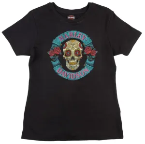 Women's Castle Sugar Black Acid Wash T