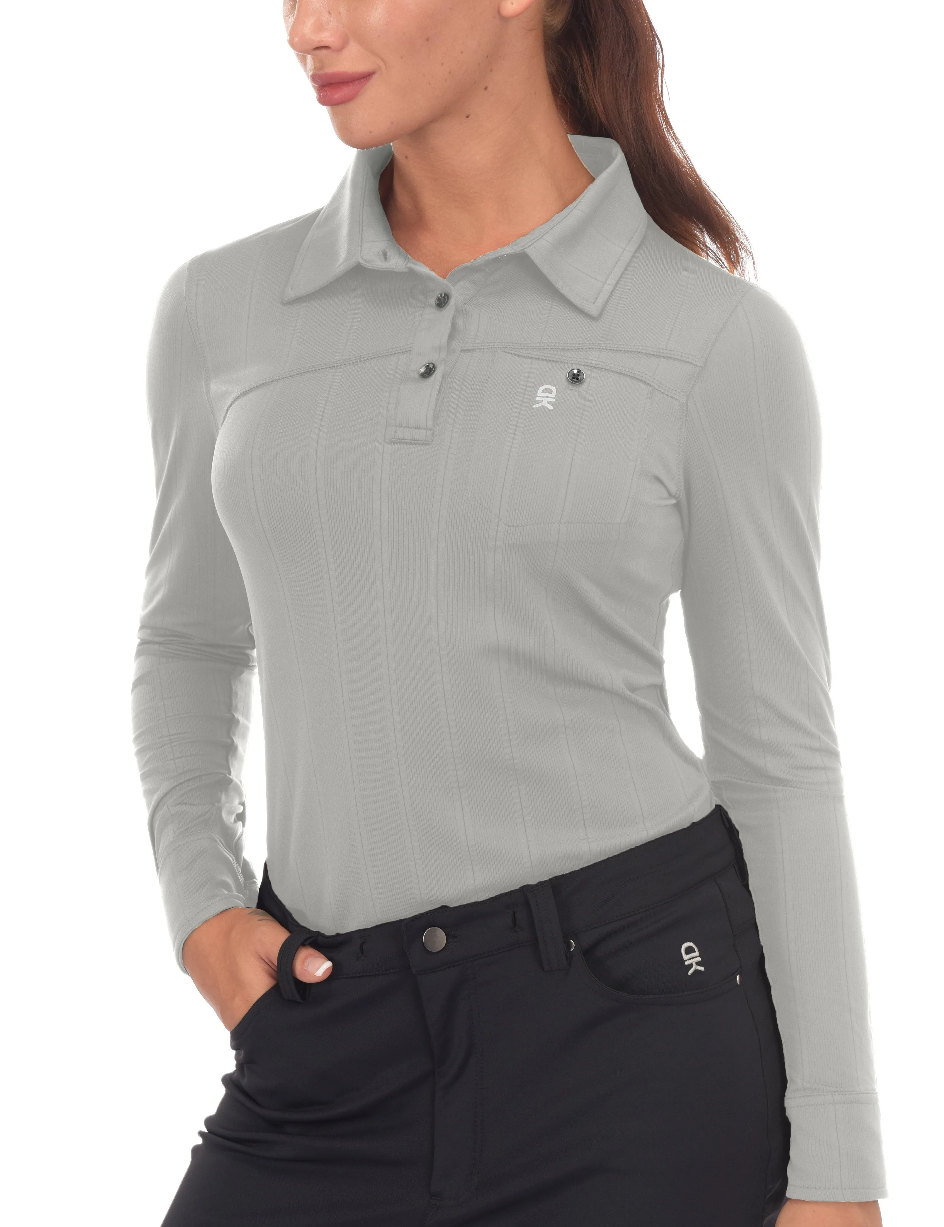 Women's Ultra-Elastic UPF50  Golf Polo Shirts